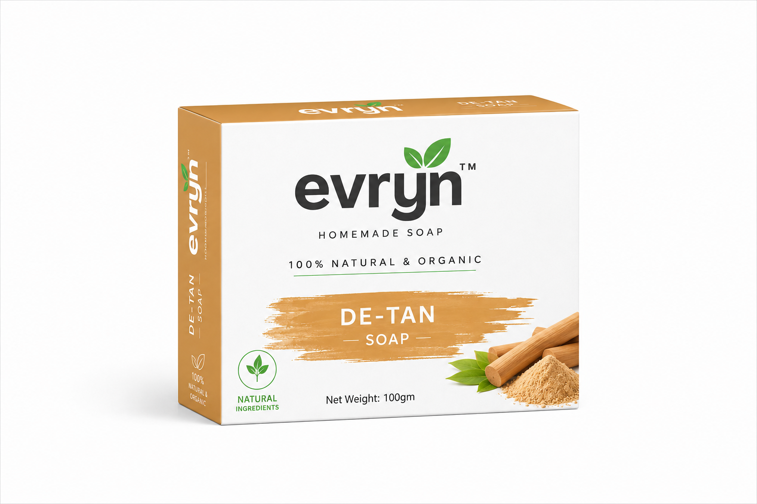 DE-TAN soap with Coffee & Cow Milk