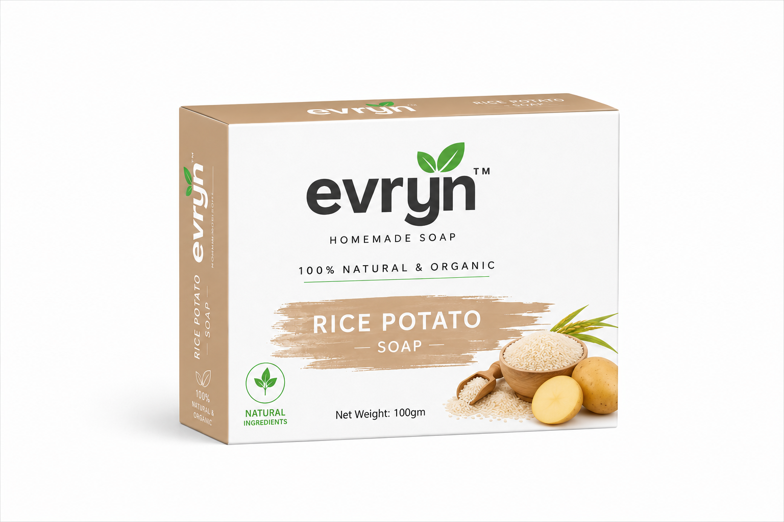 Rice Potato Soap with Aloe Vera & Cow Milk